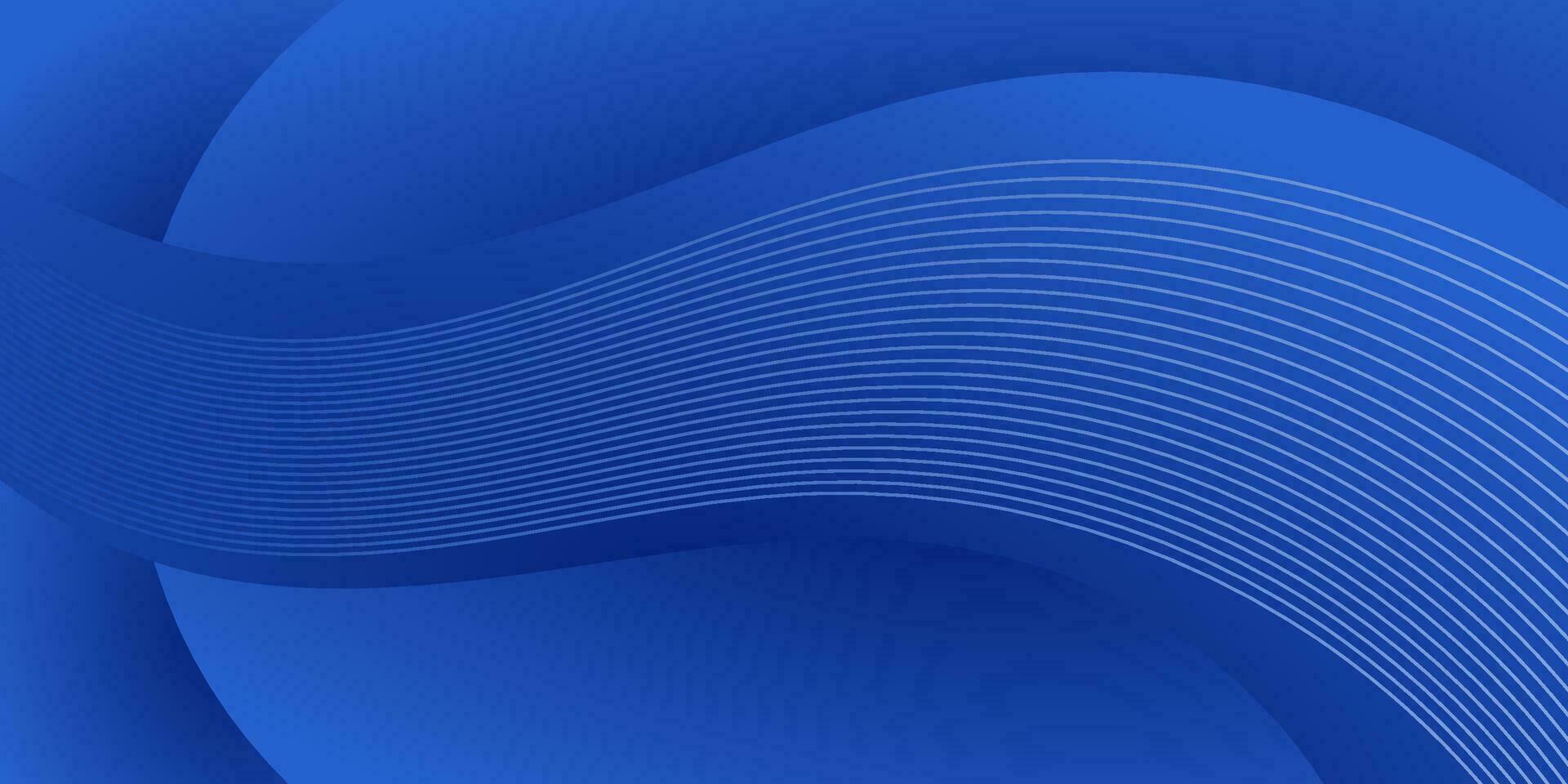 modern blue wave dynamic gradient background with lines vector