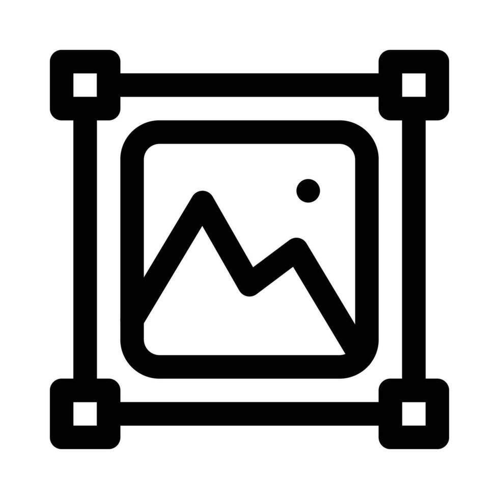 resize vector icon on white background