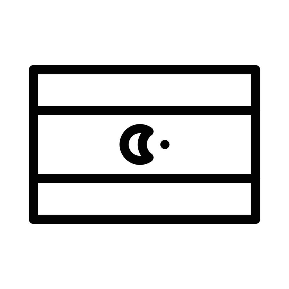 libya vector icon on a white background