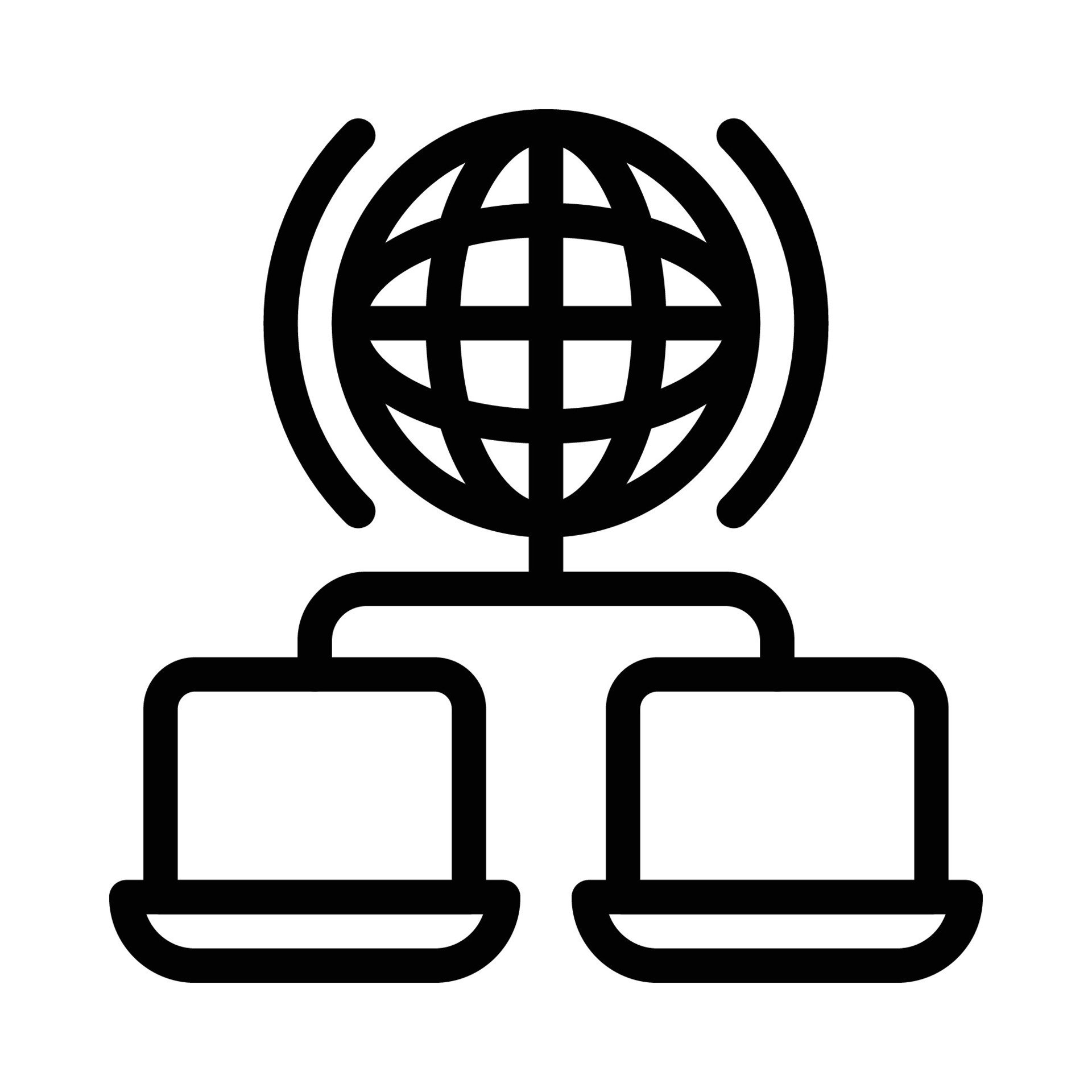 Network vector icon on a white background 33295154 Vector Art at Vecteezy