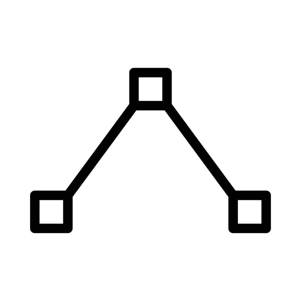 corner vector icon on white background