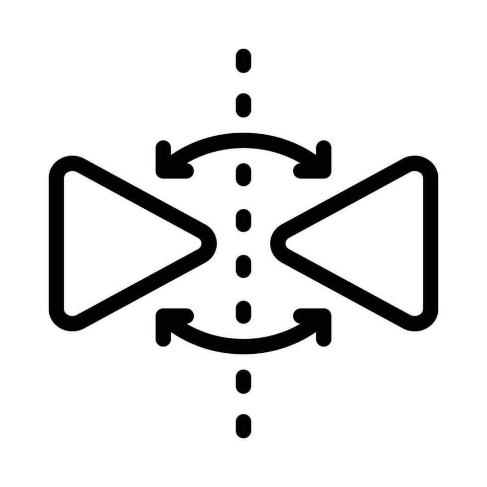 reflect vector icon on white background
