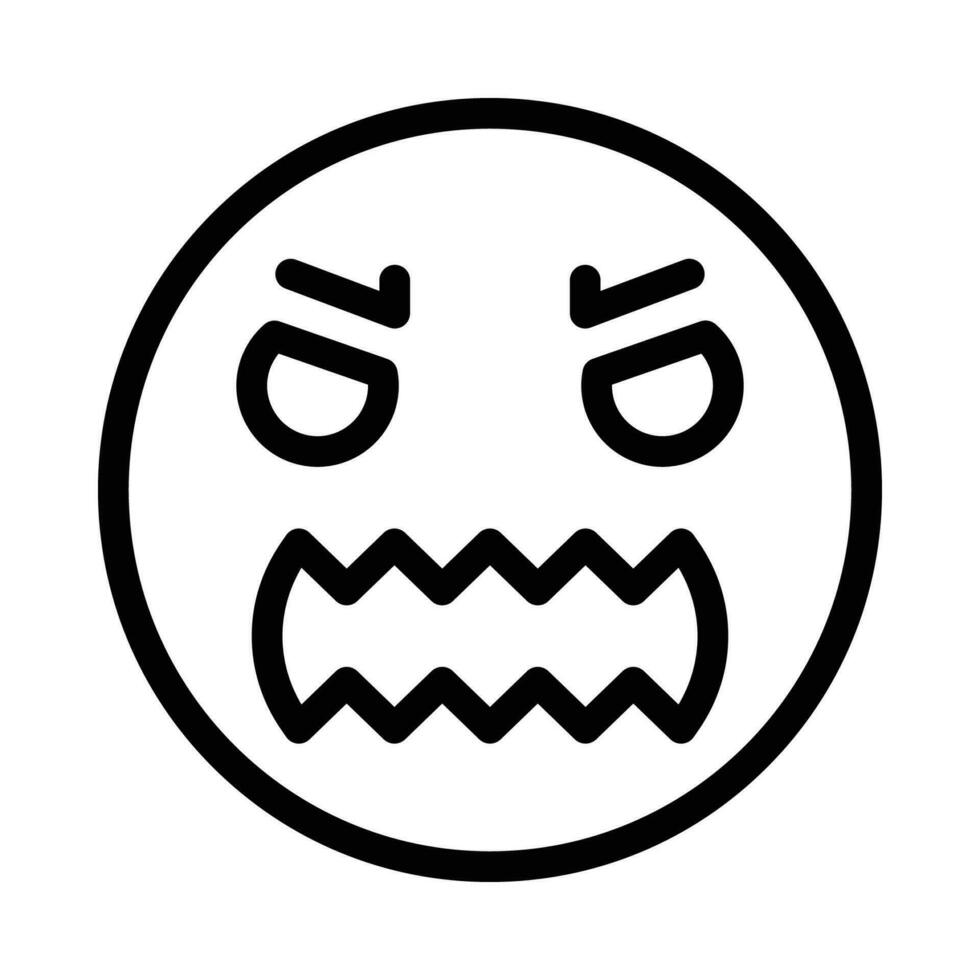 demon vector icon on a white background