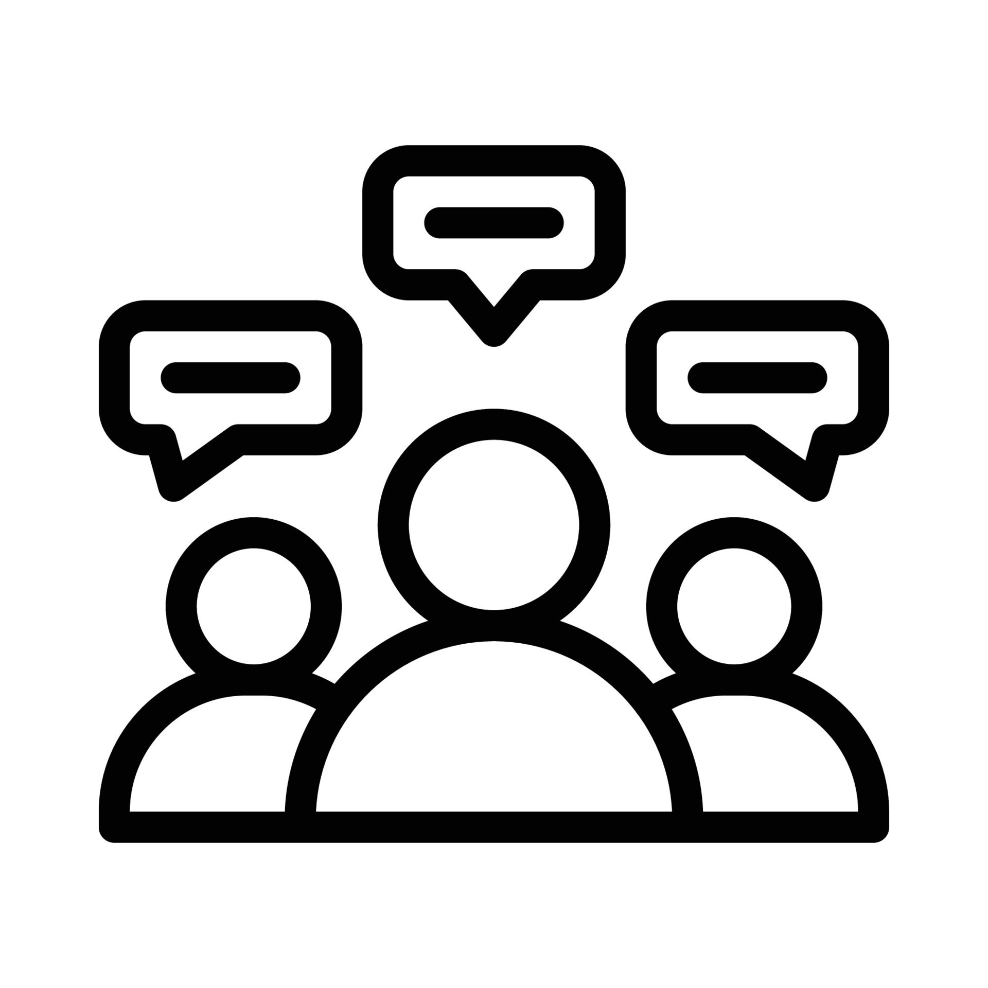 group chat vector icon on a white background 33295325 Vector Art at ...