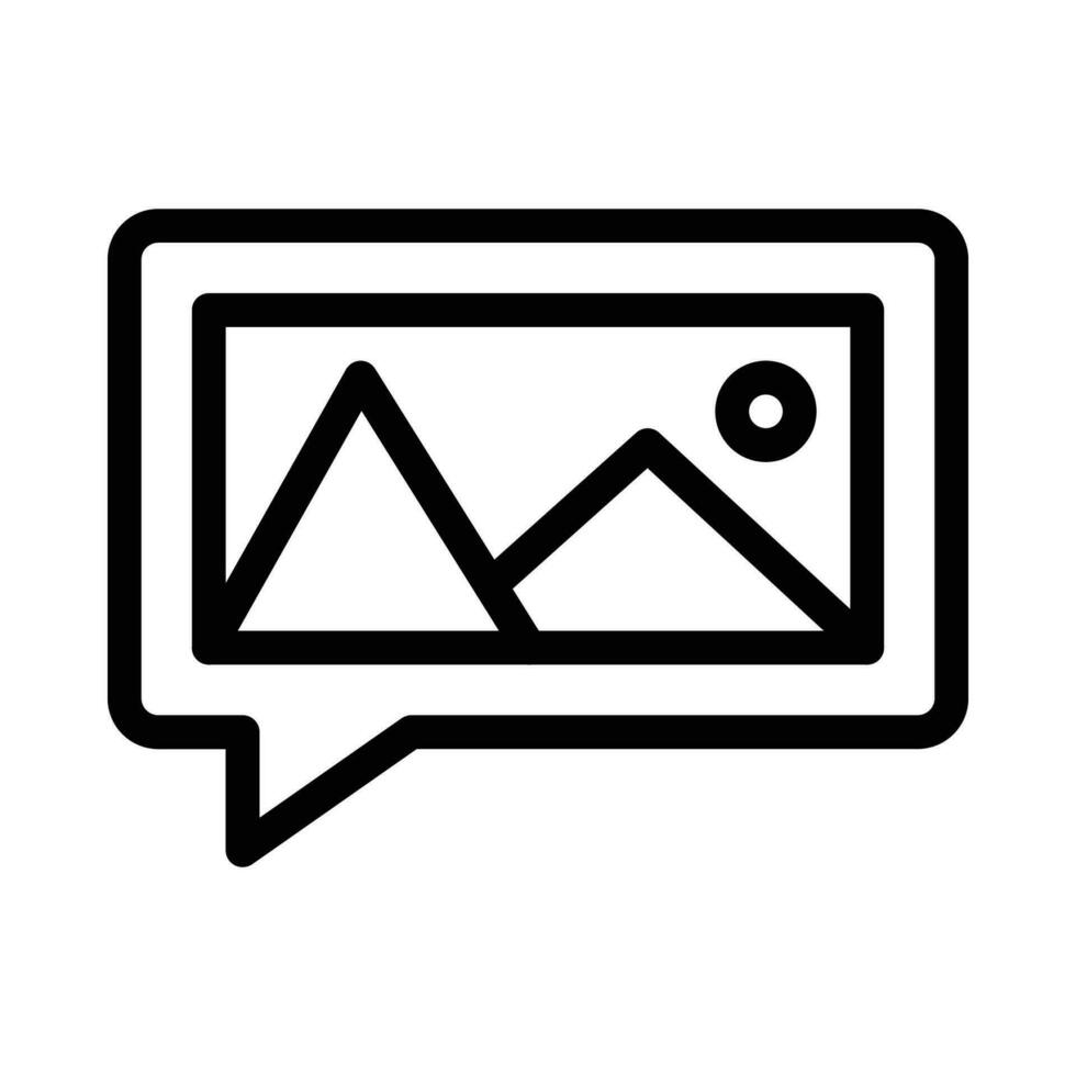 image vector icon on a white background