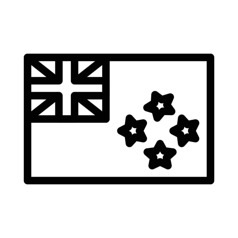 Cook Islands vector icon on a white background