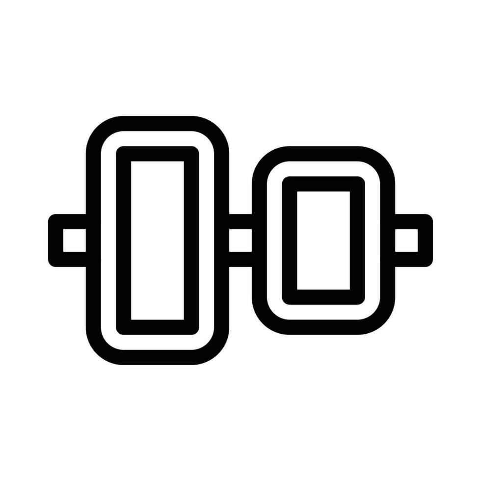 align object vector icon on white background