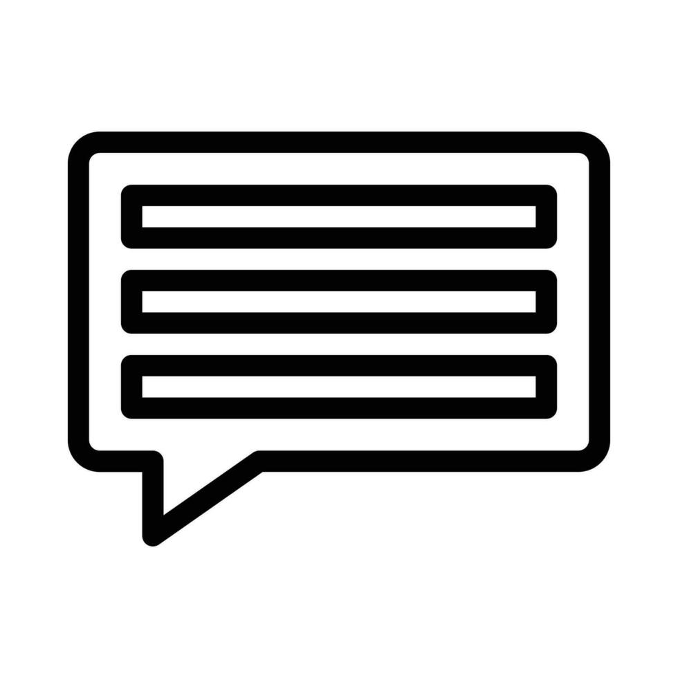 message vector icon on a white background