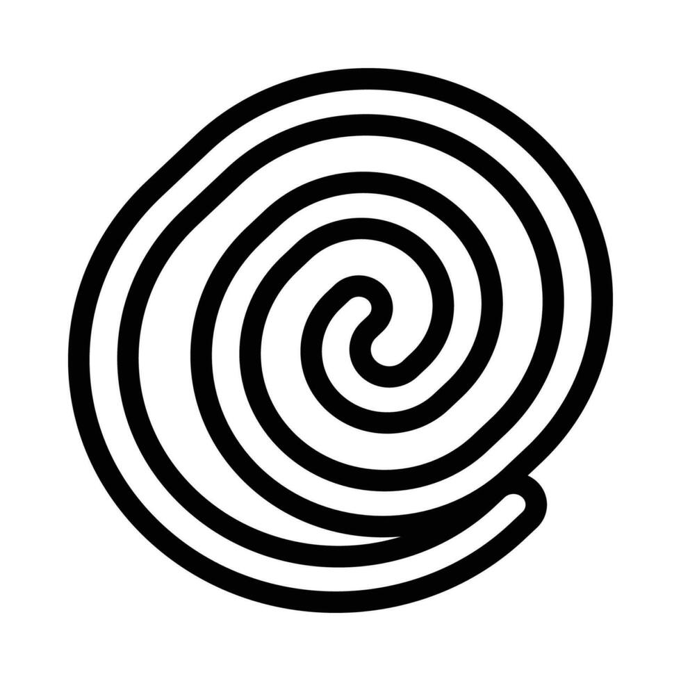 spiral vector icon on white background