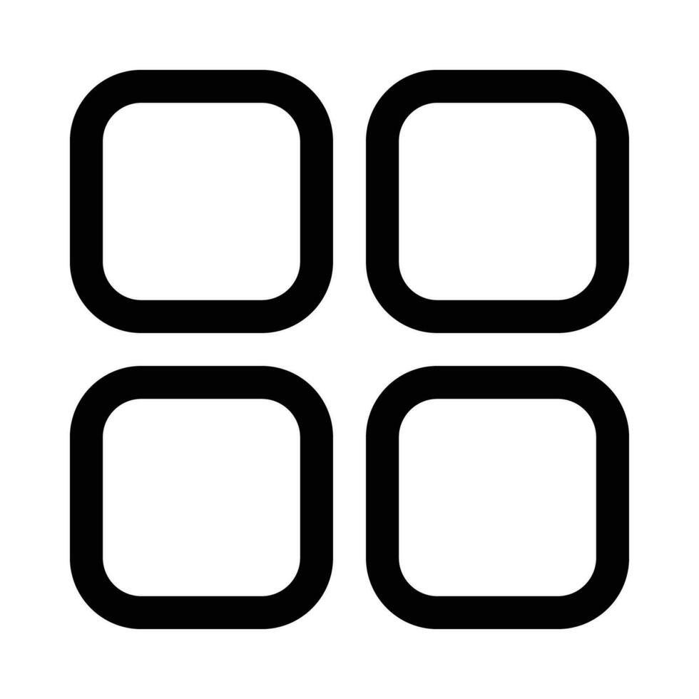 apps vector icon on white background