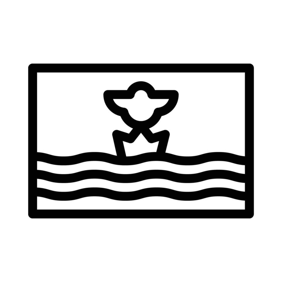 Kiribati vector icon on a white background