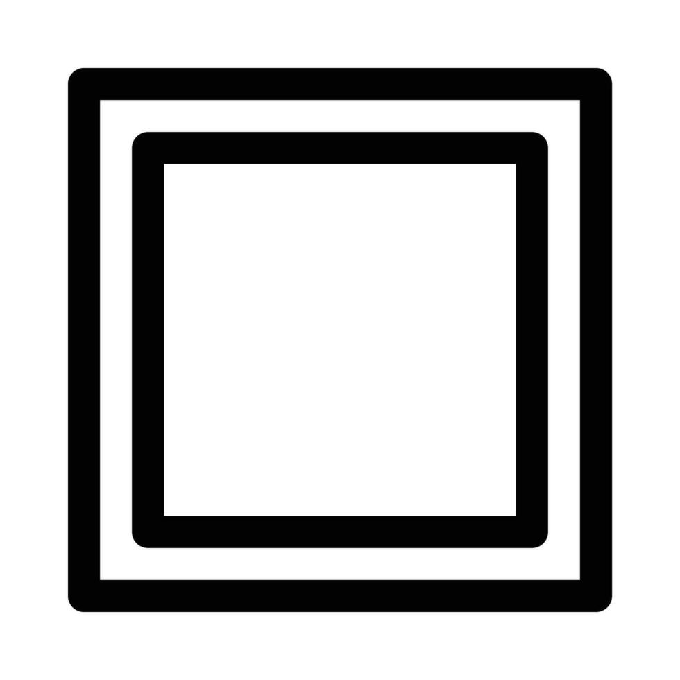 square vector icon on white background