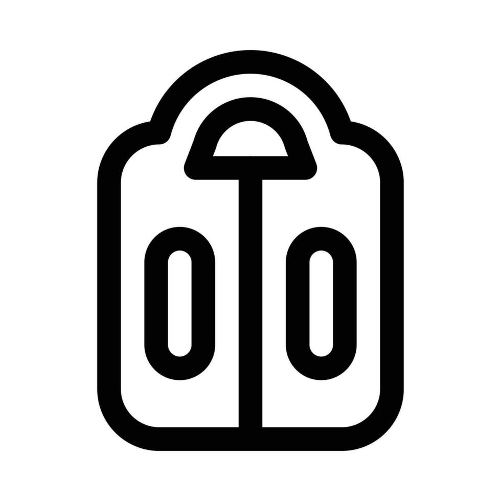 scale vector icon on white background