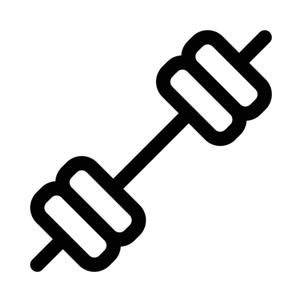 gym vector icon on white background