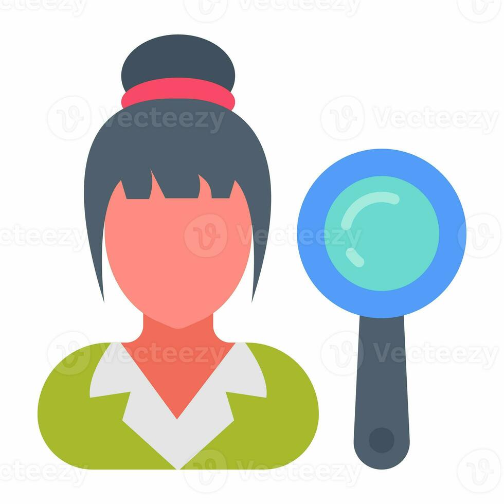 Auditor icon in vector. Illustration photo