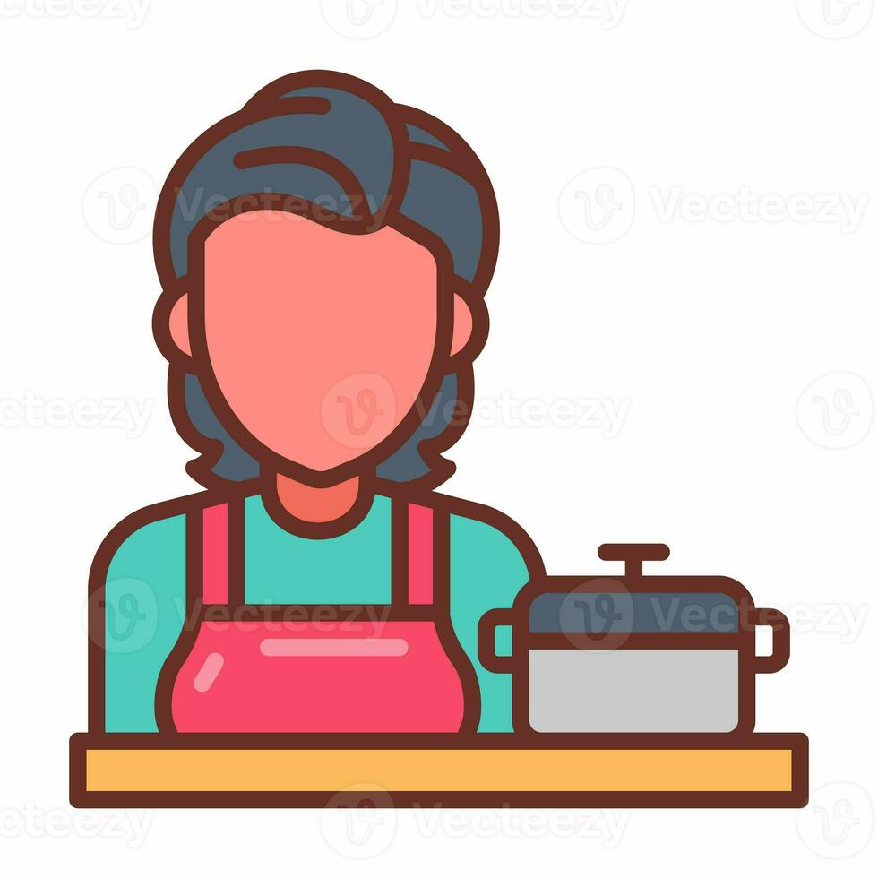 House Wife icon in vector. Illustration photo