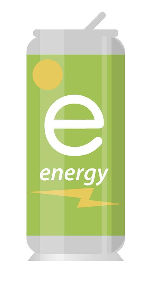 Energy drink for stimulation, sports beverage vector