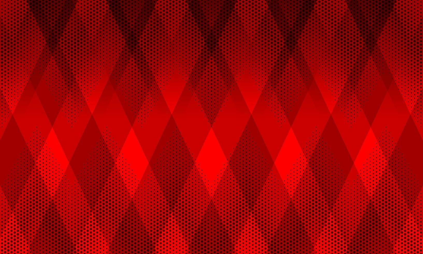 Red strips background with halftone vector