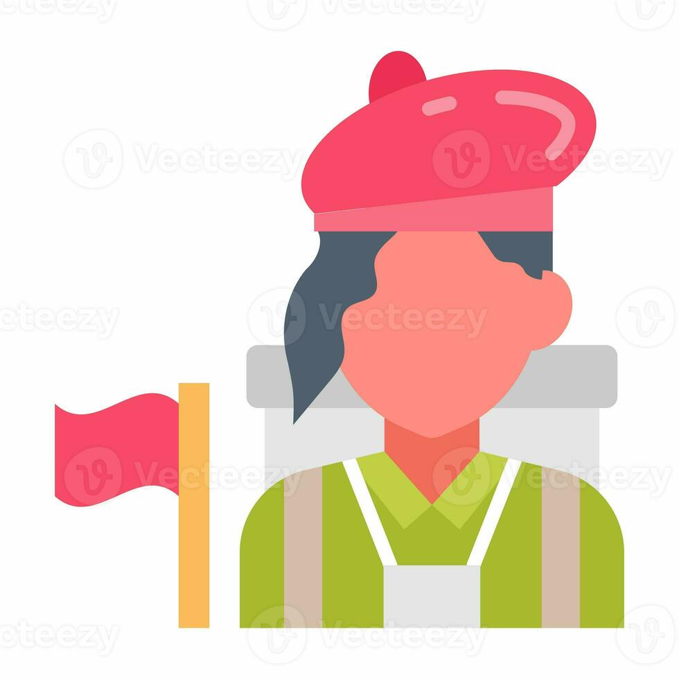 Tour Guide icon in vector. Illustration photo