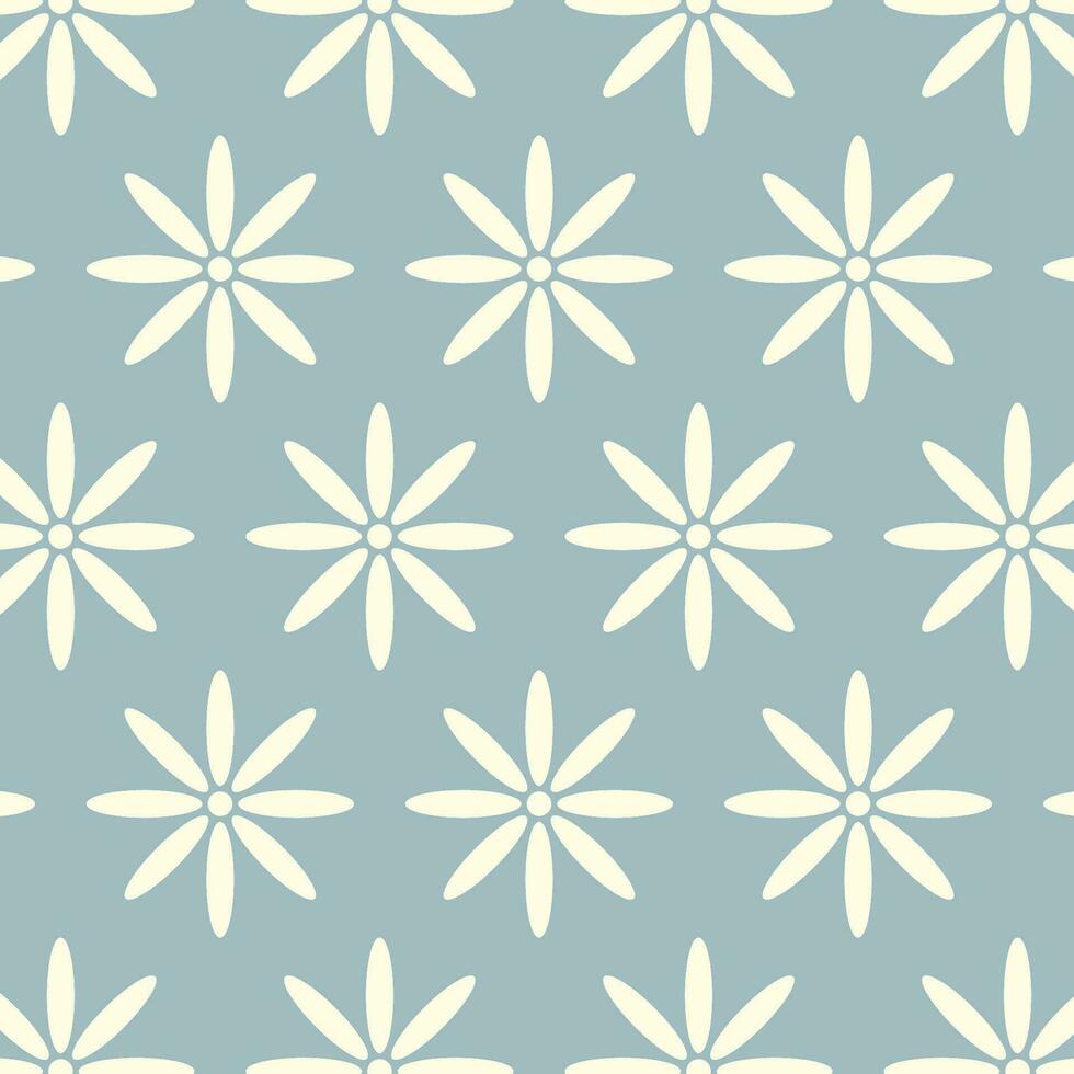 Seamless pattern in retro style. Abstract texture decorative 50's, 60's, 70's style. Can be used for fabric, wallpaper, textile, wall decoration. Vector illustration