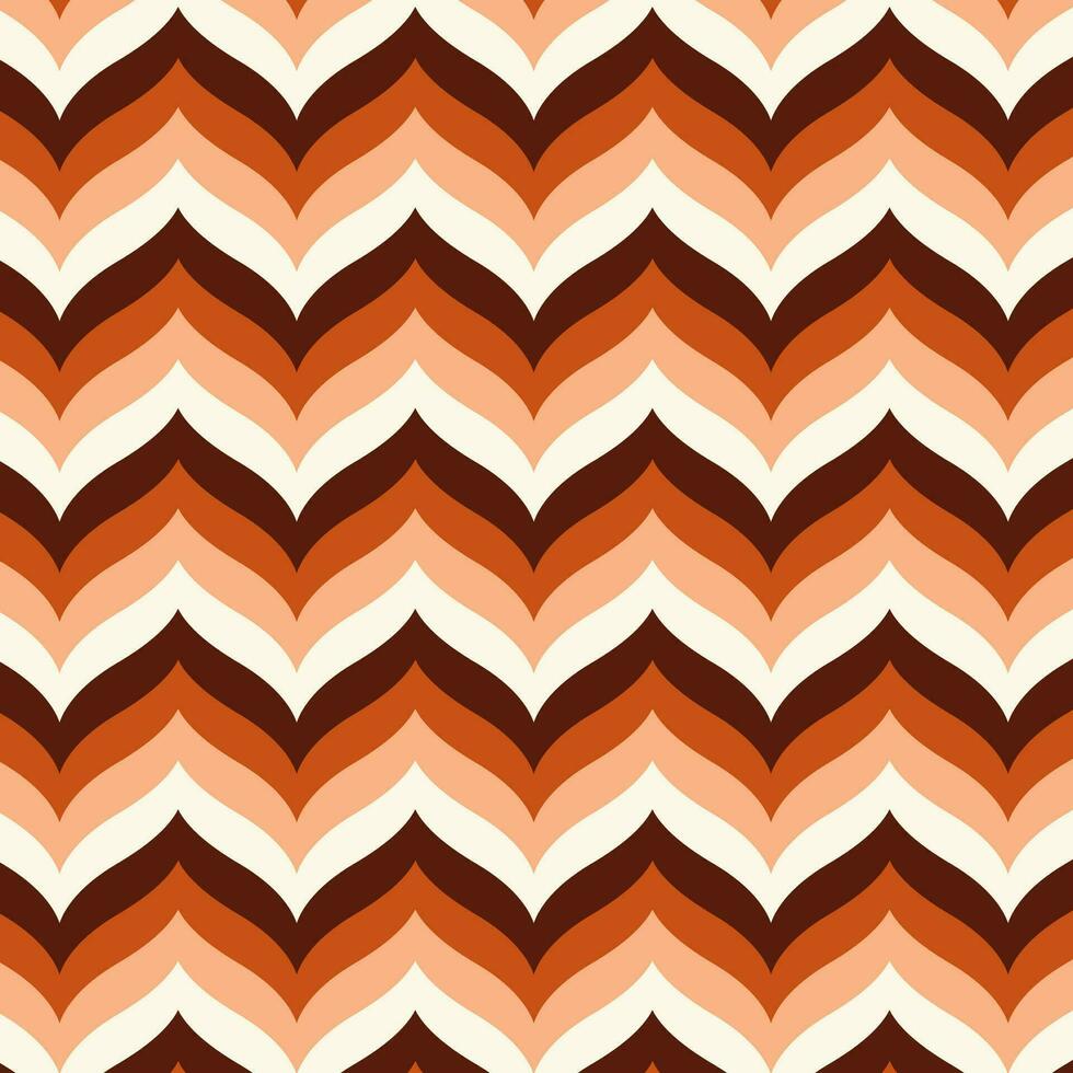 sin costura modelo en retro estilo. resumen textura decorativo años 50, años 60, Años 70 estilo. lata ser usado para tela, fondo de pantalla, textil, pared decoración. vector ilustración