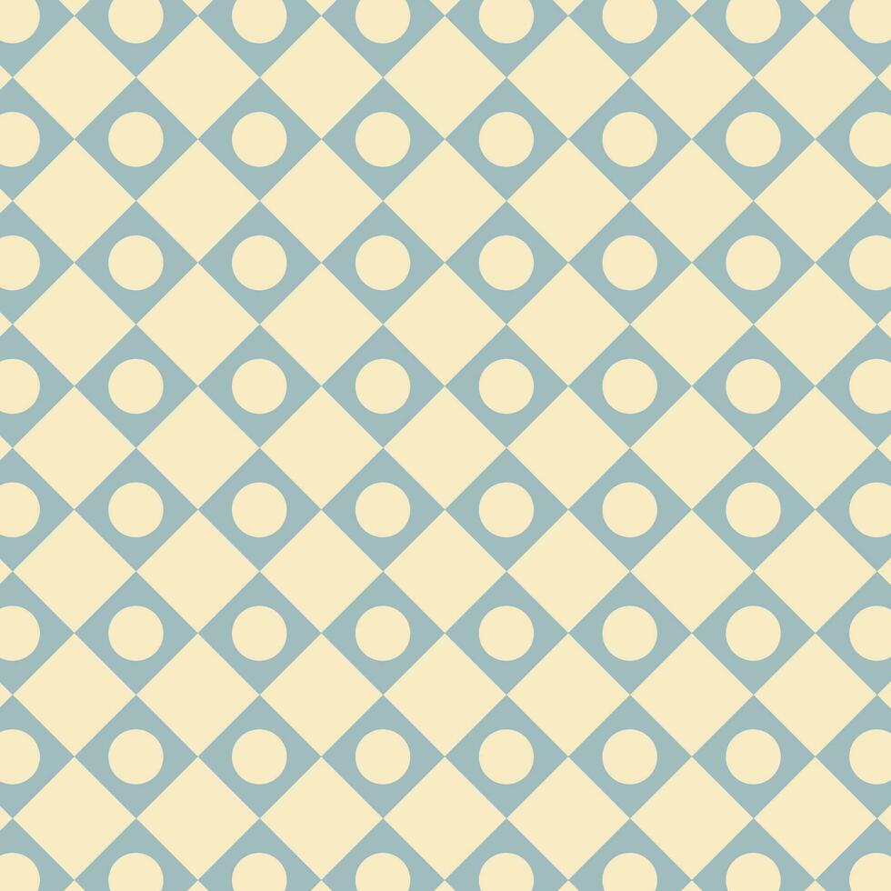 Seamless pattern in retro style. Abstract texture decorative 50's, 60's, 70's style. Can be used for fabric, wallpaper, textile, wall decoration. Vector illustration
