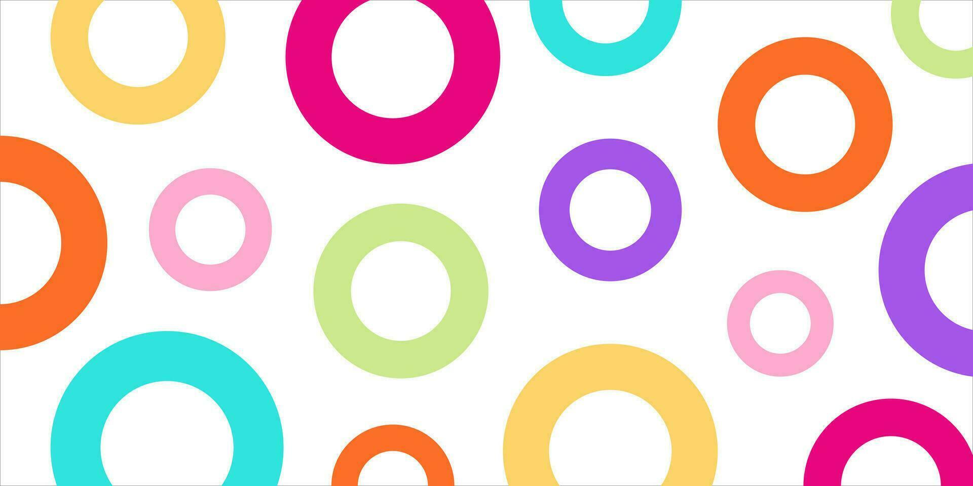 Fun colorful seamless pattern. Creative doodle abstract style art background for kids. Trendy texture design with contemporary basic shapes. Vector illustration
