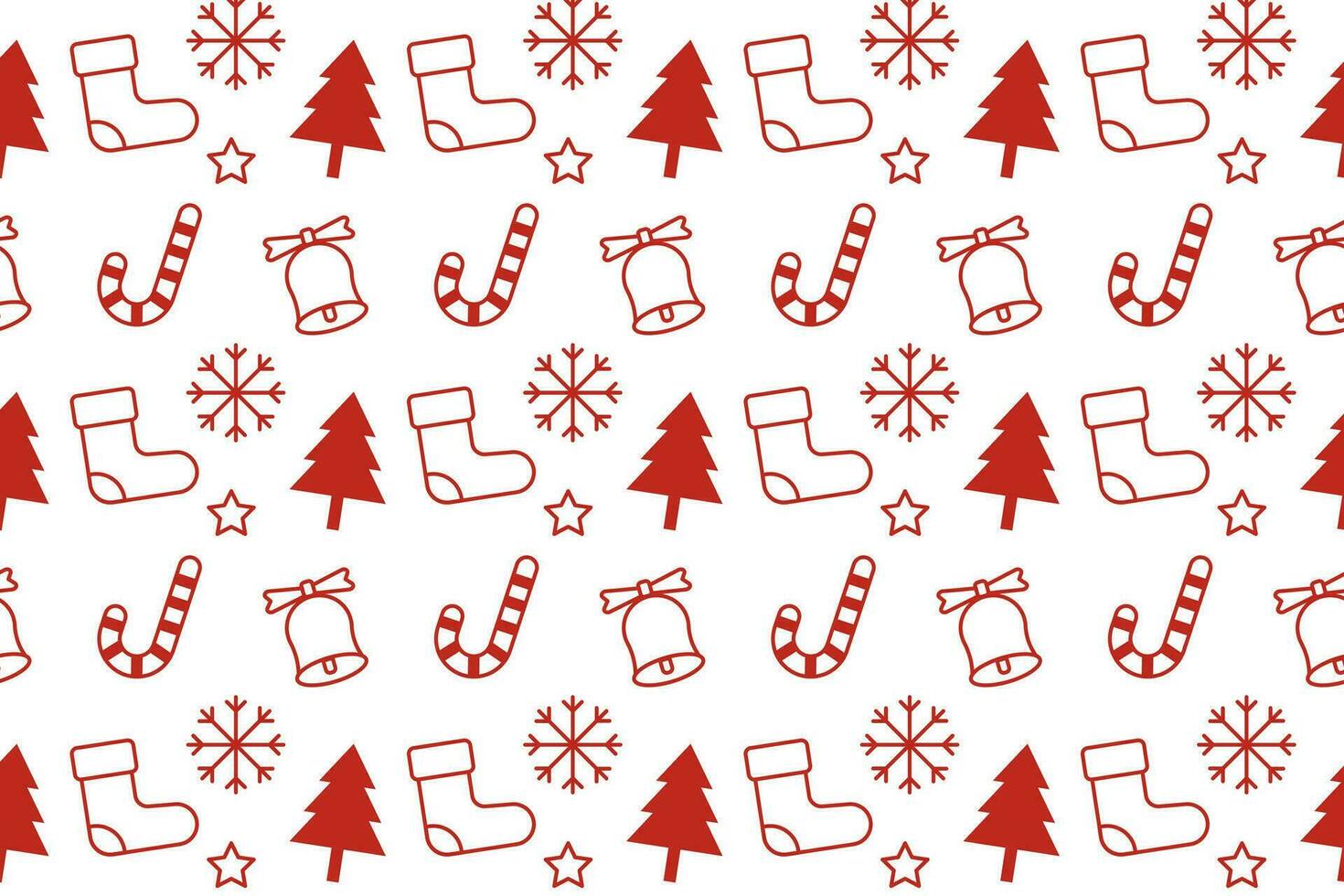 Christmas pattern. Xmas winter poster collection vector