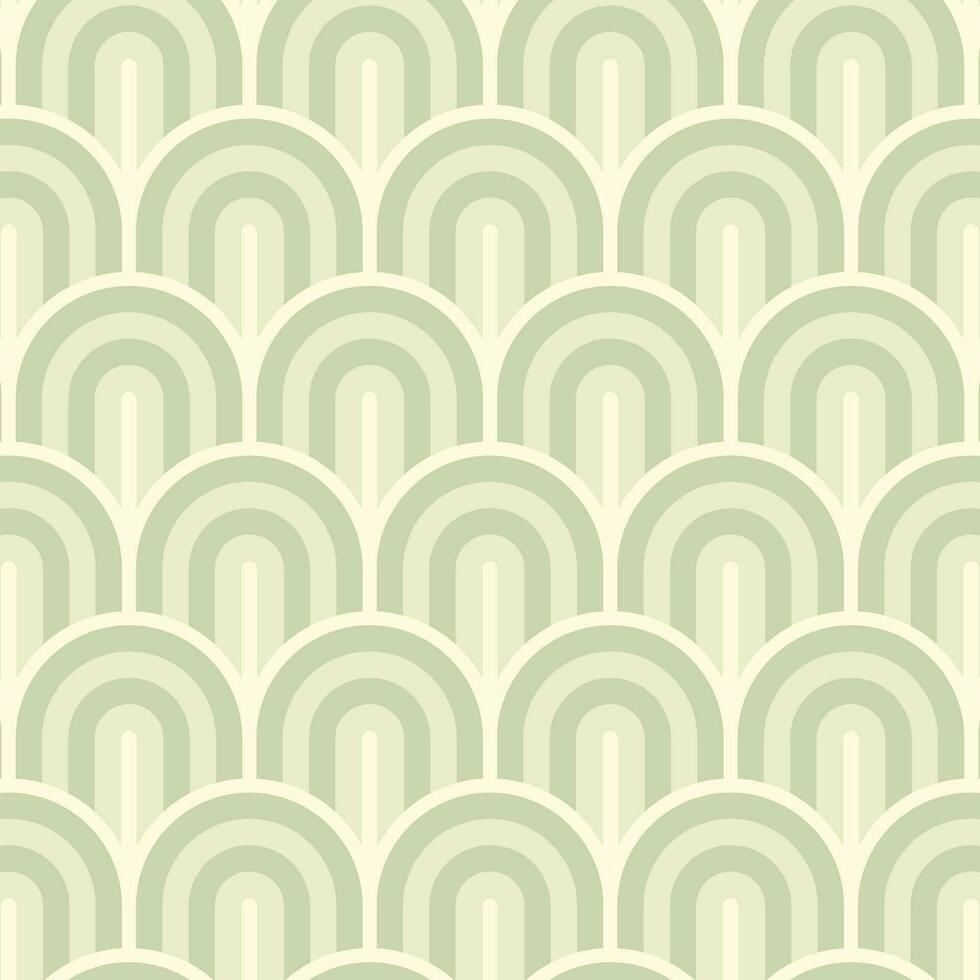 Seamless pattern in retro style. Abstract texture decorative 50's, 60's, 70's style. Can be used for fabric, wallpaper, textile, wall decoration. Vector illustration