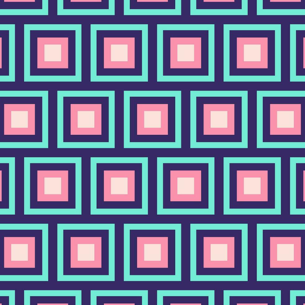 Seamless pattern in retro style. Abstract texture decorative 50's, 60's, 70's style. Can be used for fabric, wallpaper, textile, wall decoration. Vector illustration