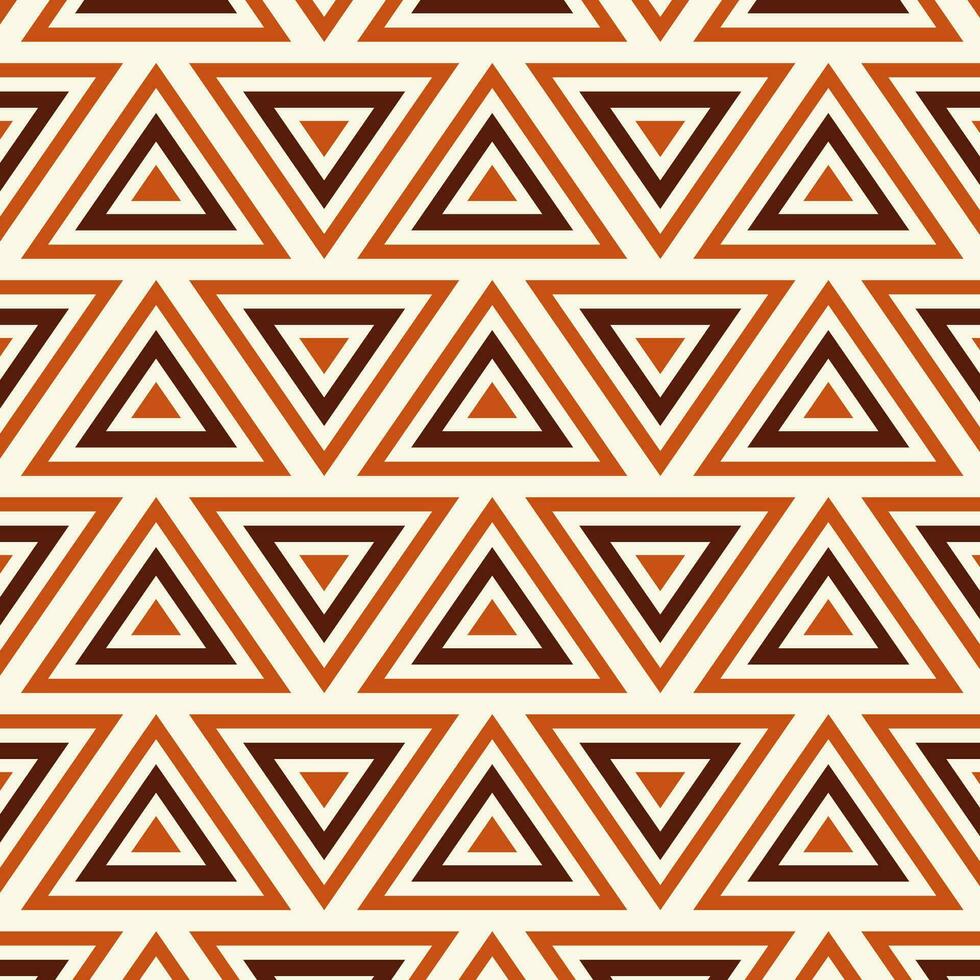 Seamless pattern in retro style. Abstract texture decorative 50's, 60's, 70's style. Can be used for fabric, wallpaper, textile, wall decoration. Vector illustration