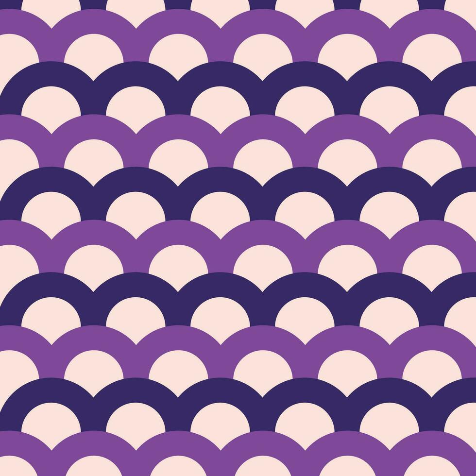 Seamless pattern in retro style. Abstract texture decorative 50's, 60's, 70's style. Can be used for fabric, wallpaper, textile, wall decoration. Vector illustration