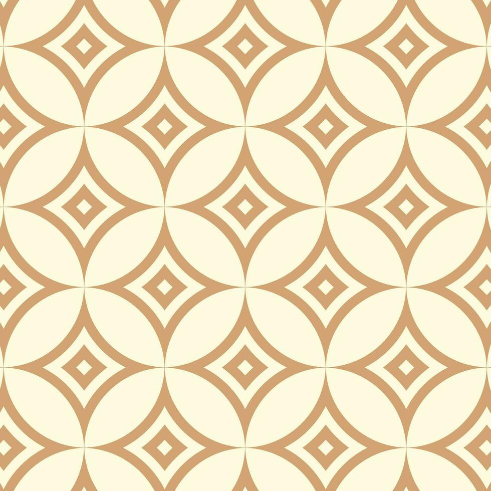 Seamless pattern in retro style. Abstract texture decorative 50's, 60's, 70's style. Can be used for fabric, wallpaper, textile, wall decoration. Vector illustration