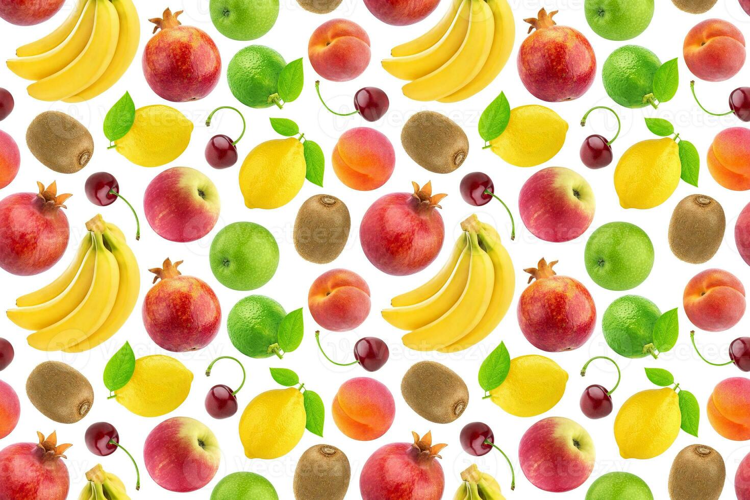 Fruits seamless pattern photo