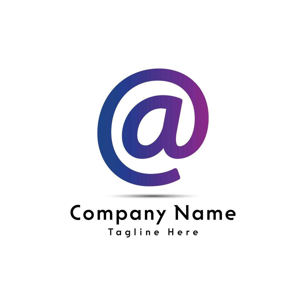 A letter gmail symbol icon vector