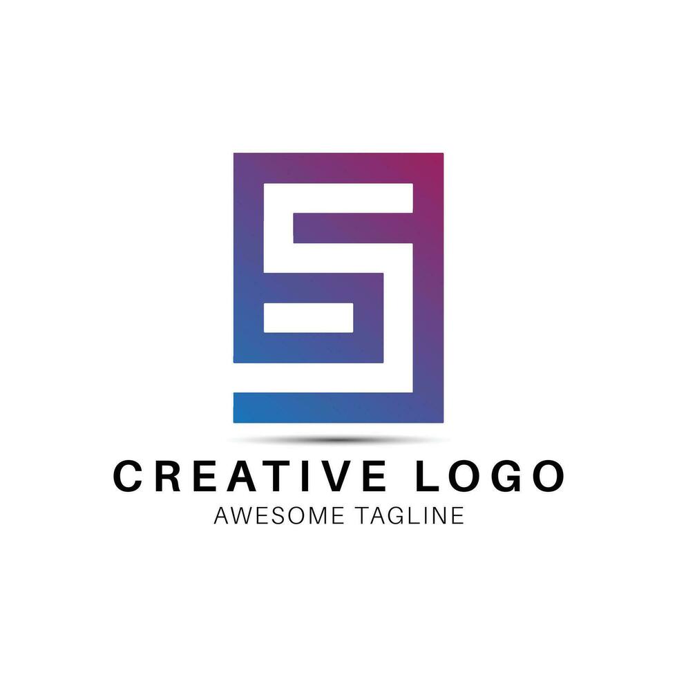 65 letter logo design icon vector