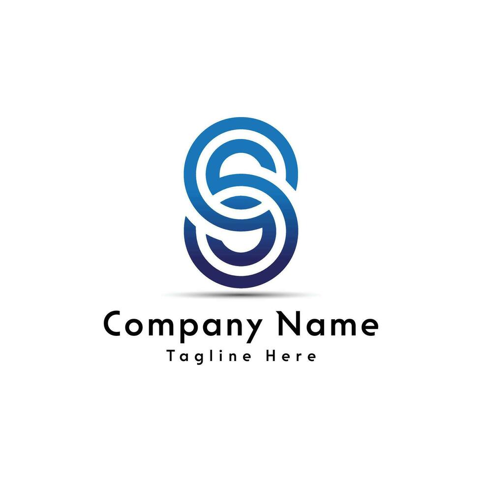 SO letter logo design icon vector