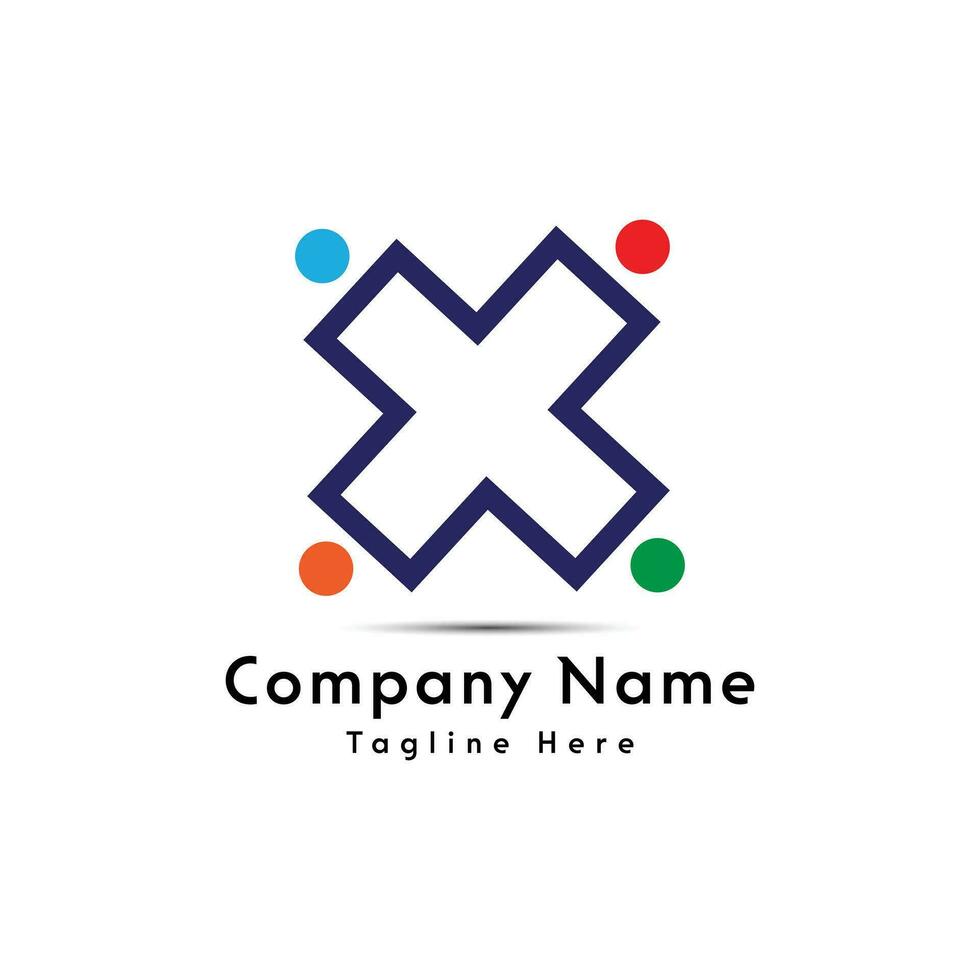 People icon with x shape Vector