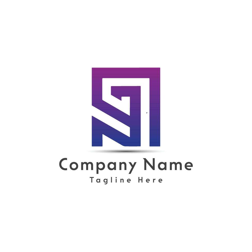 NG letter logo design icon vector