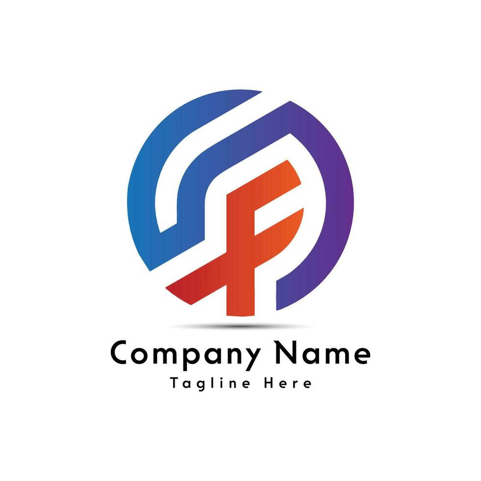 SFX letter logo design icon vector