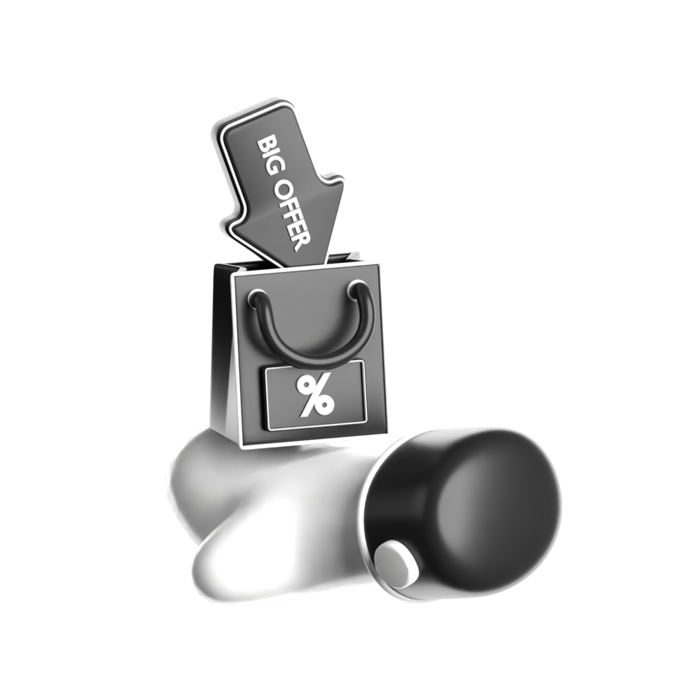 3d icon blackfriday theme png
