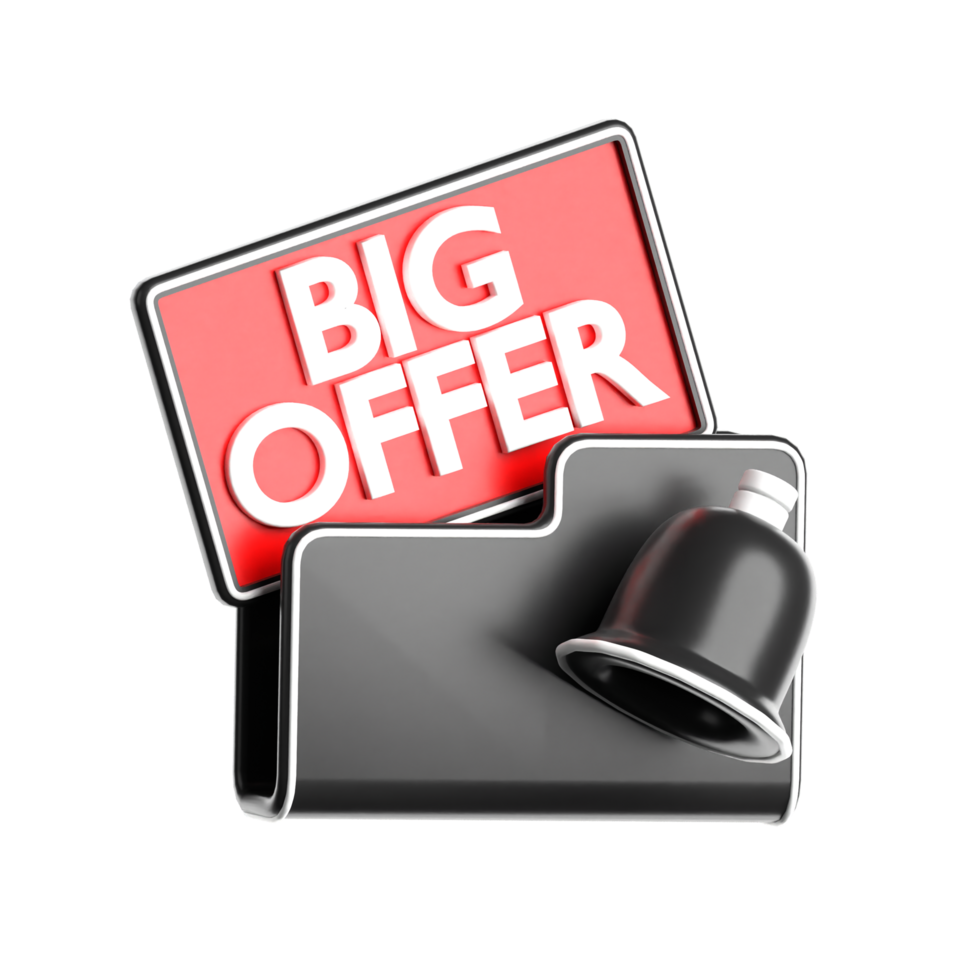 3d icon blackfriday theme png