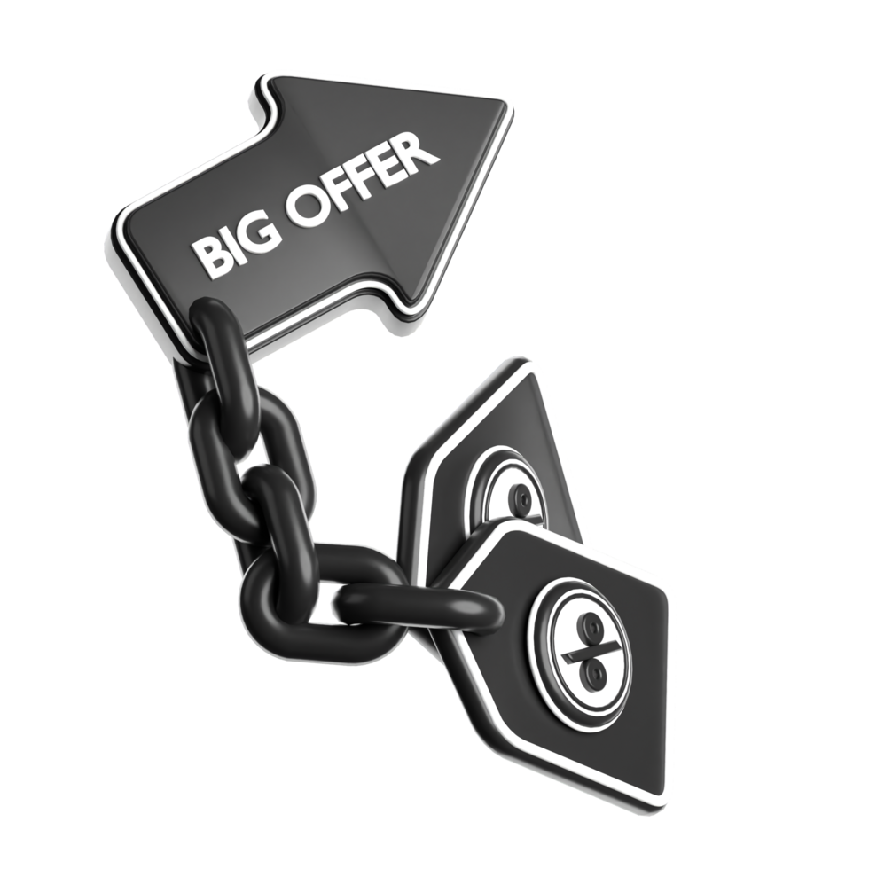3d icon blackfriday theme png