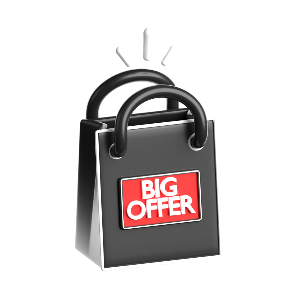 3d icon blackfriday theme png