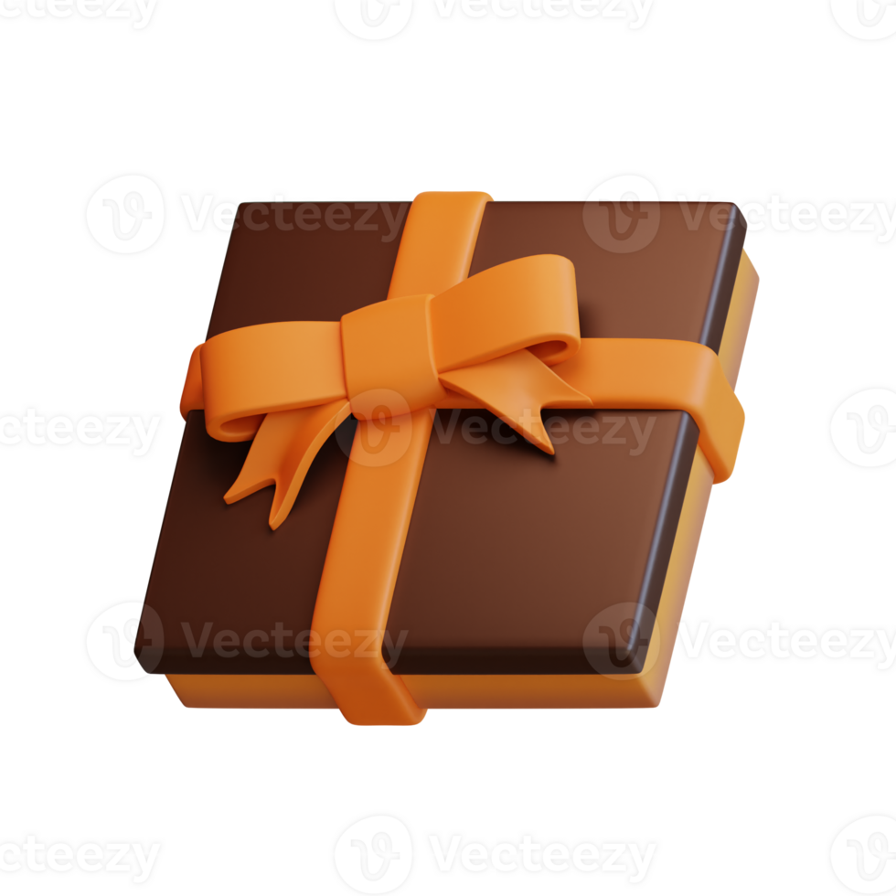 3d gift box icon from hello autumn elements collection png