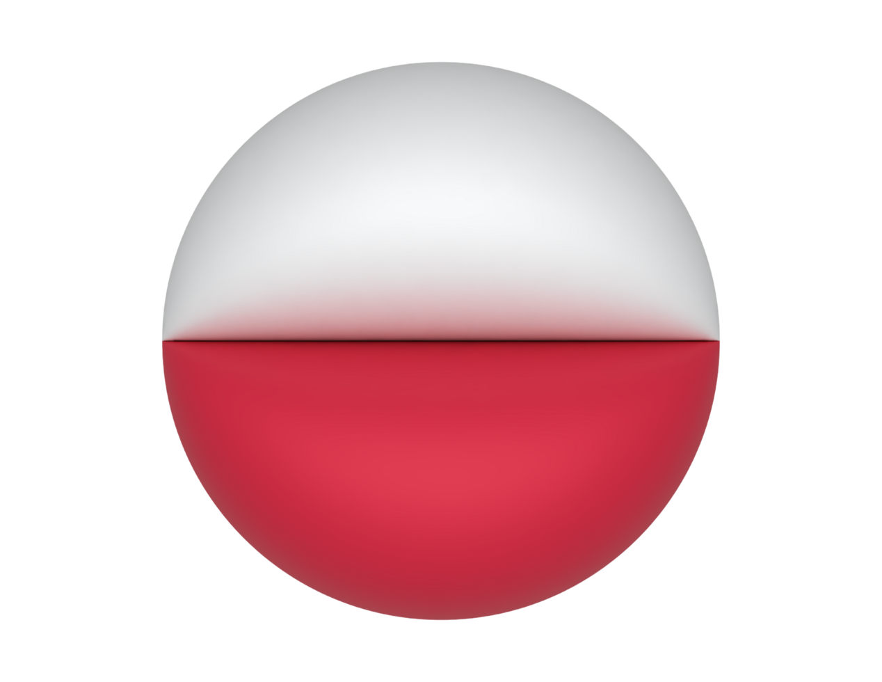 3d Poland Flag Circular png