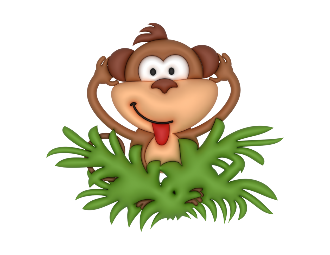 macaco desenho animado clipart png