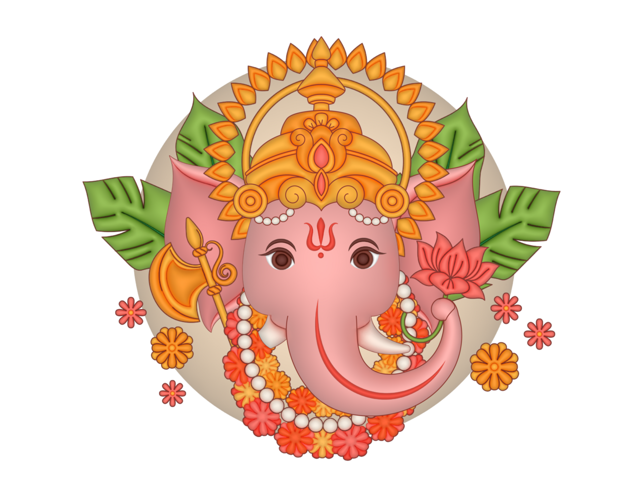 senhor Ganesha, hindu Deus, em transparente fundo png