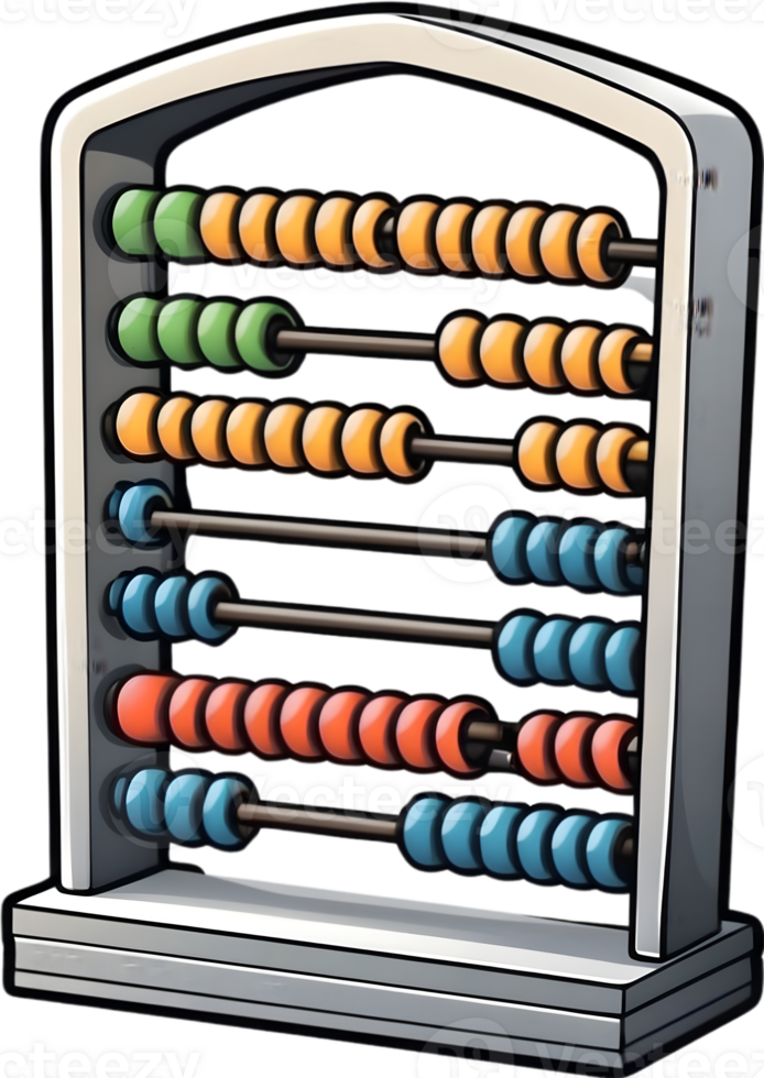 abacus png image ai generative