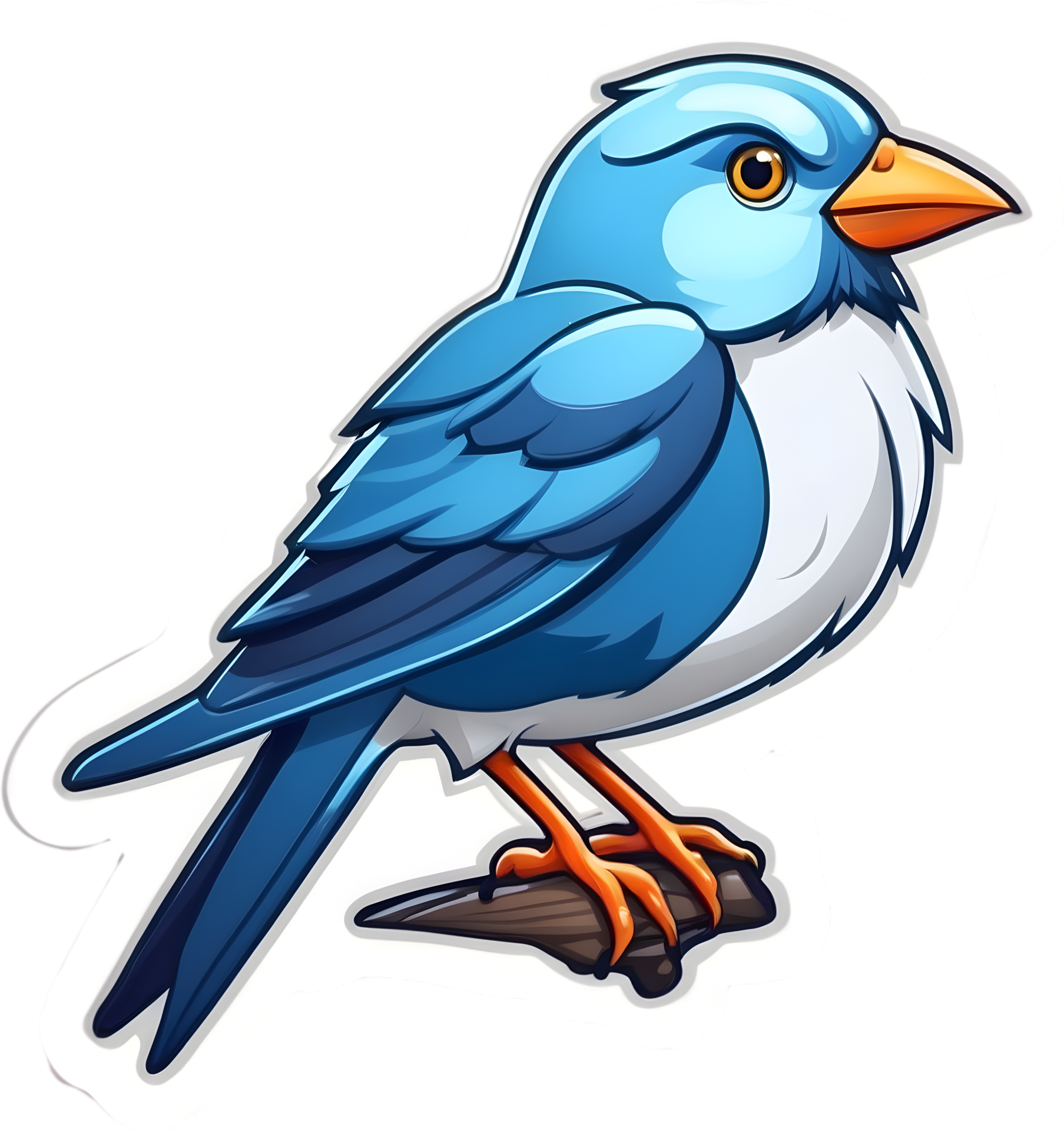 cartoon bird clip art png ai generative 33299858 PNG